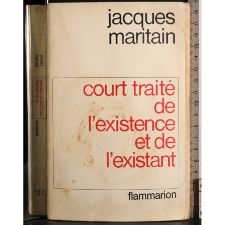 Court traité de l'existence et de l'existant