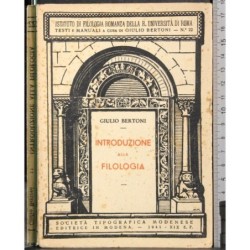 Introduzione alla filolgia