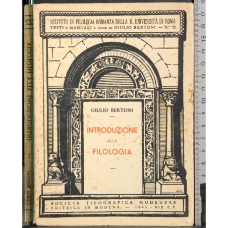 Introduzione alla filolgia