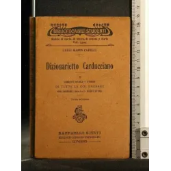 DIZIONARIETTO CARDUCCIANO VOL 1, 2