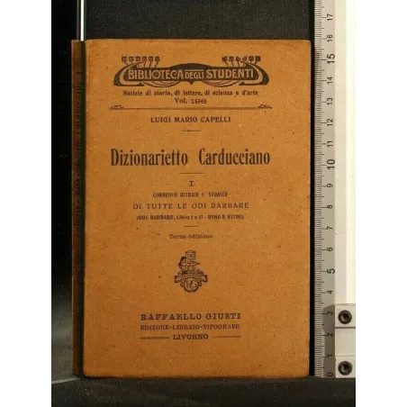 DIZIONARIETTO CARDUCCIANO VOL 1, 2