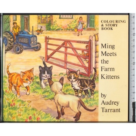 Ming meets the farm Kittens