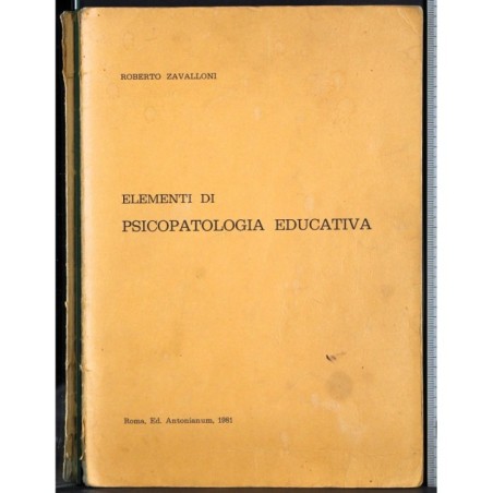 Elementi di psicopatologia educativa
