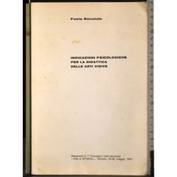 Indicazioni psicologiche per didattica arti visive