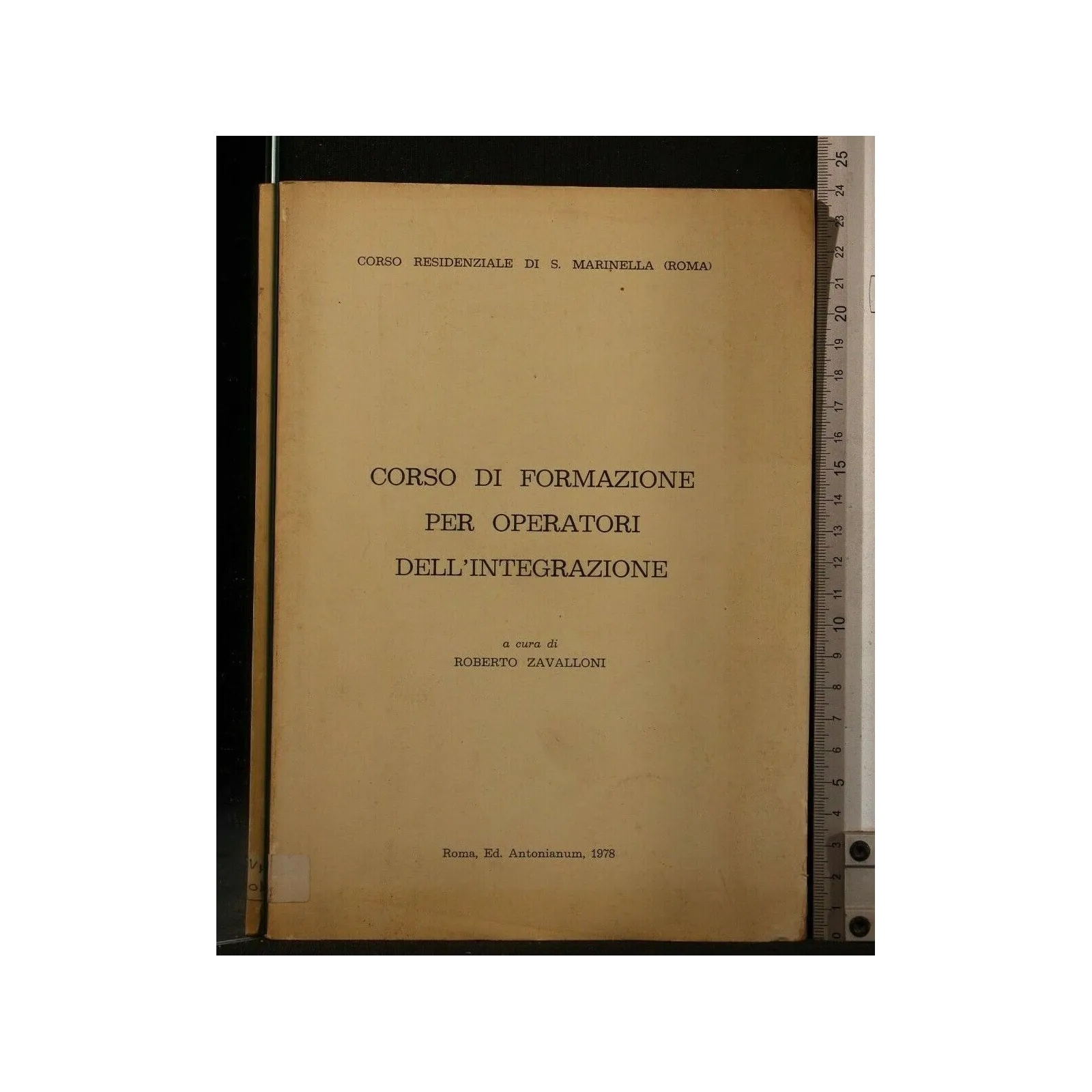 CORSO DI FORMAZIONE PER OPERATORI DELL'INTEGRAZIONE