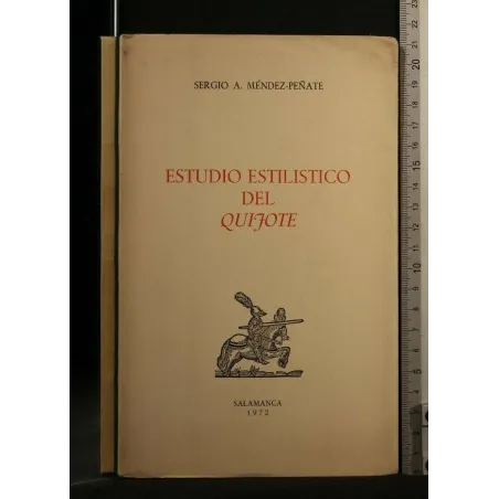 ESTUDIO ESTILISTICO DEL QUIJOTE