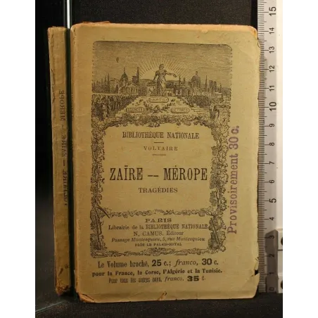 ZAIRE- MEROPE TRAGEDIES
