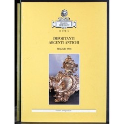 SEMENZATO. ROMA. IMPORTANTI ARGENTI ANTICHI. CATALOGO ASTA MAGGIO 1990.
