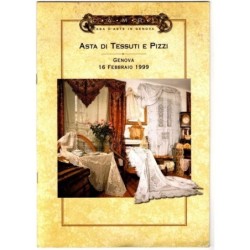 CAMBI. GENOVA. ASTA DI TESSUTI E PIZZI. CATALOGO ASTA 16 FEBBRAIO 1999.