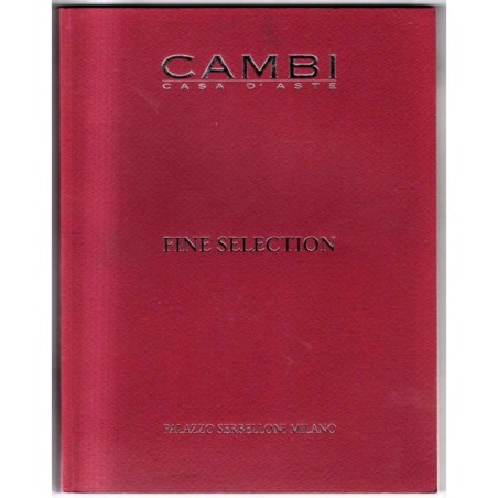 CAMBI. MILANO. FINE SELECTION. CATALOGO ASTA 2 DIC 2013.