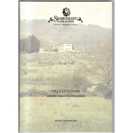 FRANCO SEMENZATO. VENEZIA. VILLA GIULIANO ARREDI. CATALOGO ASTA OTTOBRE 2002.