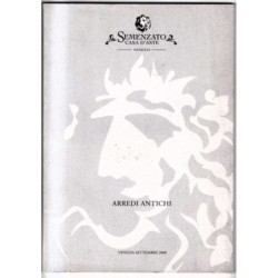 FRANCO SEMENZATO. VENEZIA. ARREDI ANTICHI. CATALOGO ASTA SETTEMBRE 2000.