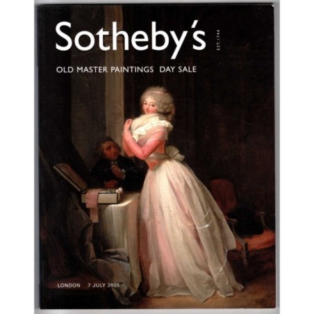 SOTHEBY'S. LONDON. OLD MASTER PAINTINGS DAY SALE. CATALOGO ASTA 7 JULY 2005.