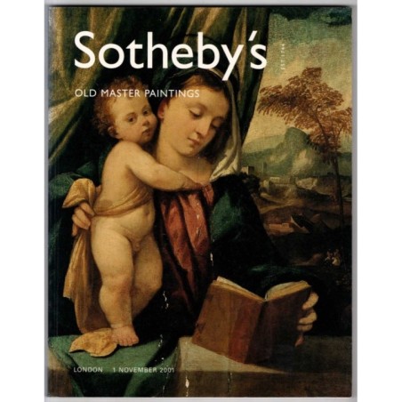SOTHEBY'S. LONDON. OLD MASTER PAINTINGS. CATALOGO ASTA 1 NOVEMBRE 2001.