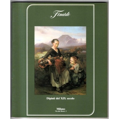FINARTE. MILANO. DIPINTI DEL XIX SEC. CATALOGO ASTA 28 OTTOBRE 1986.