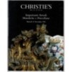 CHRISTIE'S. MILANO. ARREDI MAIOLICHE PORCELLANE. CATALOGO ASTA 24 NOV 1998.