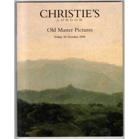 CHRISTIE'S. LONDON. OLD MASTER PICTURES. CATALOGO ASTA 30 OCTOBER 1998.