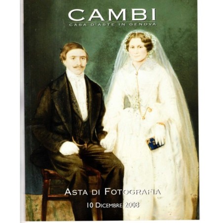 CAMBI. GENOVA. ASTA DI FOTOGRAFIA. CATALOGO ASTA 10 DICEMBRE 2008.