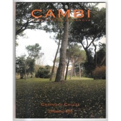 CAMBI. GENOVA. CASINO DI CACCIA. CATALOGO ASTA 23 FEBBRAIO 2010.