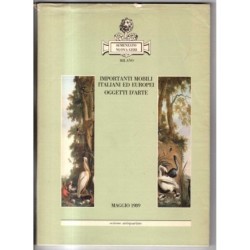 FRANCO SEMENZATO. VENEZIA. MOBILI ITALIANI EUROPEI. CATALOGO ASTA MAGGIO 1989.