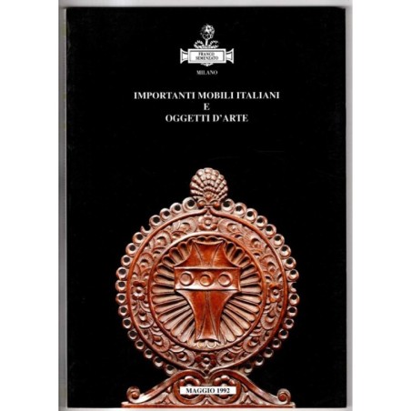 FRANCO SEMENZATO. VENEZIA. MOBILI ITALIANI. CATALOGO ASTA MAGGIO 1992.