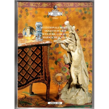 FRANCO SEMENZATO. VENEZIA. ANTIQUARIATO VARIO. CATALOGO ASTA APRILE 1993.