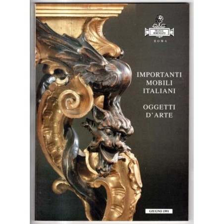FRANCO SEMENZATO. VENEZIA. MOBILI ITALIANI EUROPEI. CATALOGO ASTA GIUGNO 1991.