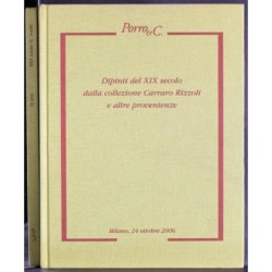 PORRO & C. MILANO. DIPINTI DEL XIX SEC. CATALOGO ASTA 24 OTT 2006.