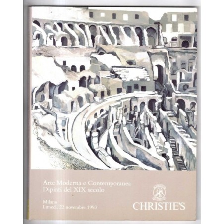CHRISTIE'S. MILANO. ARTE MODERNA E CONTEMPORANEA. CATALOGO ASTA 22 NOV 1993.