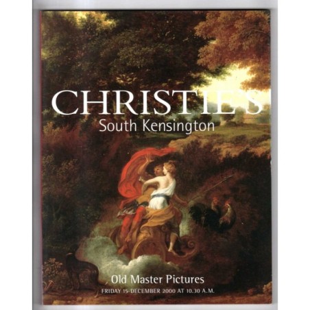 CHRISTIE'S. SOUTH KENSINGTON. OLD MASTER PICTURES. CATALOGO ASTA 15 DEC 2000.
