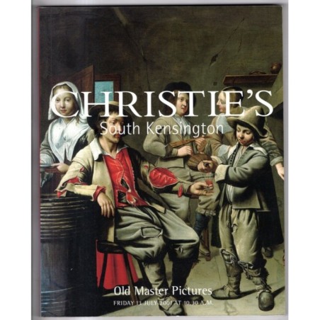 CHRISTIE'S. SOUTH KENSINGTON. OLD MASTER PICTURES. CATALOGO ASTA 13 JULY 2001.