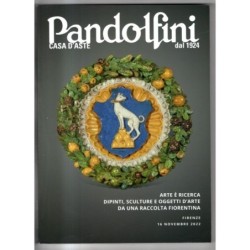 PANDOLFINI. FIRENZE. ARTE È RICERCA. CATALOGO ASTA 16 NOVEMBRE 2022.