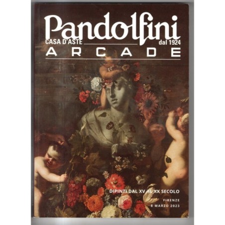 PANDOLFINI. FIRENZE. DIPINTI DAL XV AL XX SEC. CATALOGO ASTA 8 MARZO 2023.
