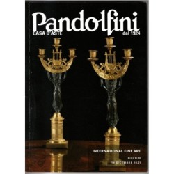 PANDOLFINI. FIRENZE. INTERNETIONAL FINE ART. CATALOGO ASTA 14 DICEMBRE 2021.