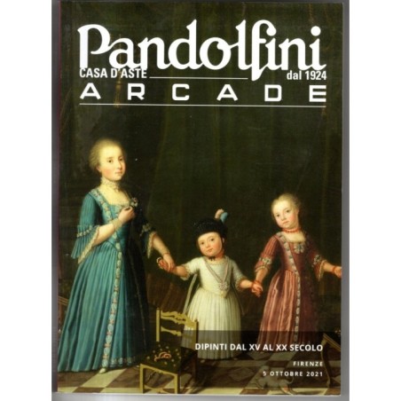 PANDOLFINI. FIRENZE. DIPINTI DAL XV AL XX SEC. CATALOGO ASTA 5 OTTOBRE 2021.