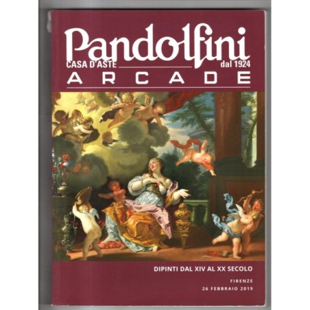 PANDOLFINI. FIRENZE. DIPINTI DAL XIV AL XX SEC. CATALOGO ASTA 26 FEBB 2019.