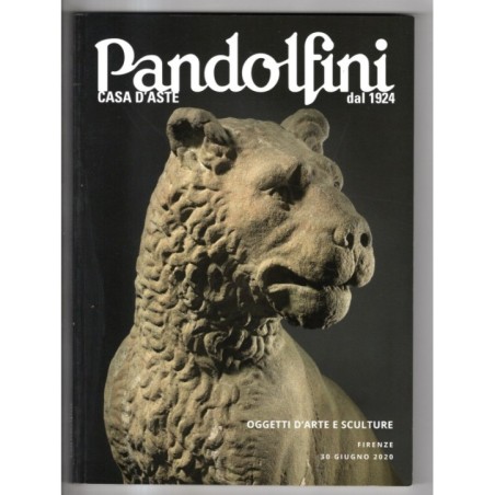 PANDOLFINI. FIRENZE. OGGETTI D'ARTE E SCULTURE. CATALOGO ASTA 30 GIU 2020.