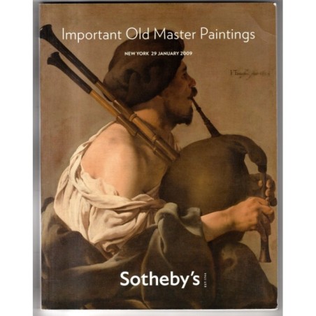 SOTHEBY'S. NEW YORK. OLD MASTER PAINTINGS. CATALOGO ASTA 29JANUARY 2009.