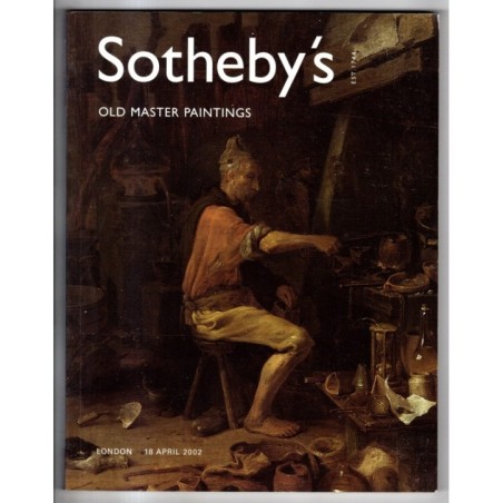 SOTHEBY'S. LONDON. OLD MASTER PAINTINGS. CATALOGO ASTA 18 APRIL 2002.