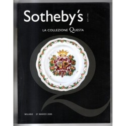 SOTHEBY'S. MILANO. LA COLLEZIONE QUESTA. CATALOGO ASTA 21 MARZO 2005.