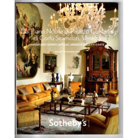 SOTHEBY'S. MILANO. PALAZZO CONTARINI OGGETTI. CATALOGO ASTA 23 GIU 2009.