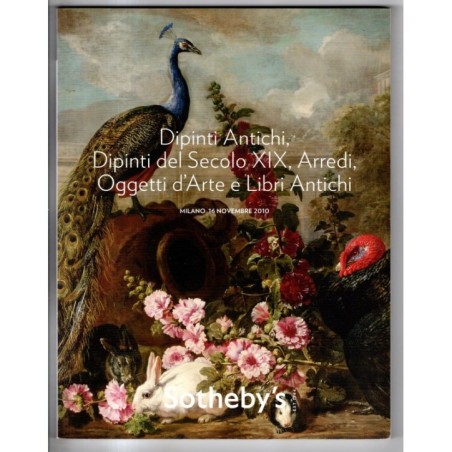 SOTHEBY'S. MILANO. DIPINTI ANTICHI E DEL XIX SEC. CATALOGO ASTA 16 NOV 2010.