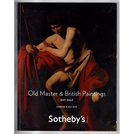 SOTHEBY'S. LONDON. OLD MASTER & BRITISH PAINTINGS. CATALOGO ASTA 8 JULY 2010.