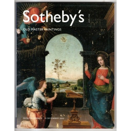 SOTHEBY'S. LONDON. OLD MASTER PAINTINGS. CATALOGO ASTA 10 DECEMBER 2002.