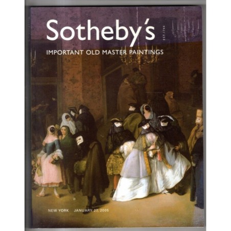 SOTHEBY'S. NEW YORK. OLD MASTER PAINTINGS. CATALOGO ASTA 27 JANUARY 2005.