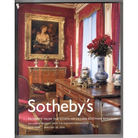 SOTHEBY'S. NEW YORK. LILLIAN ROJTMAN BERKMAN. CATALOGO ASTA 28 JAN 2005.