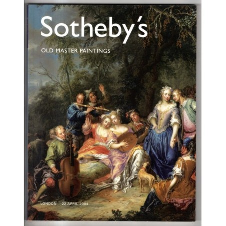SOTHEBY'S. LONDON. OLD MASTER PAINTINGS. CATALOGO ASTA 22 APRIL 2004.