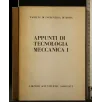 APPUNTI DI TECNOLOGIA MECCANICA 1
