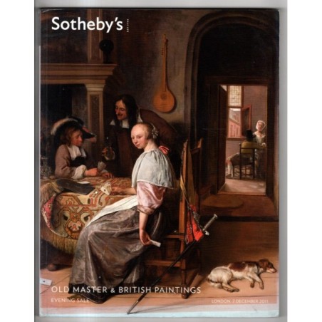 SOTHEBY'S. LONDON. OLD MASTER & BRITISH PAINTINGS. CATALOGO ASTA 7 DEC 2011.
