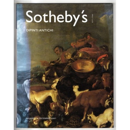 SOTHEBY'S. MILANO. DIPINTI ANTICHI. CATALOGO ASTA 4 DICEMBRE 2001.